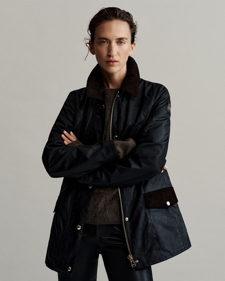 Burghley Jacket in Black.